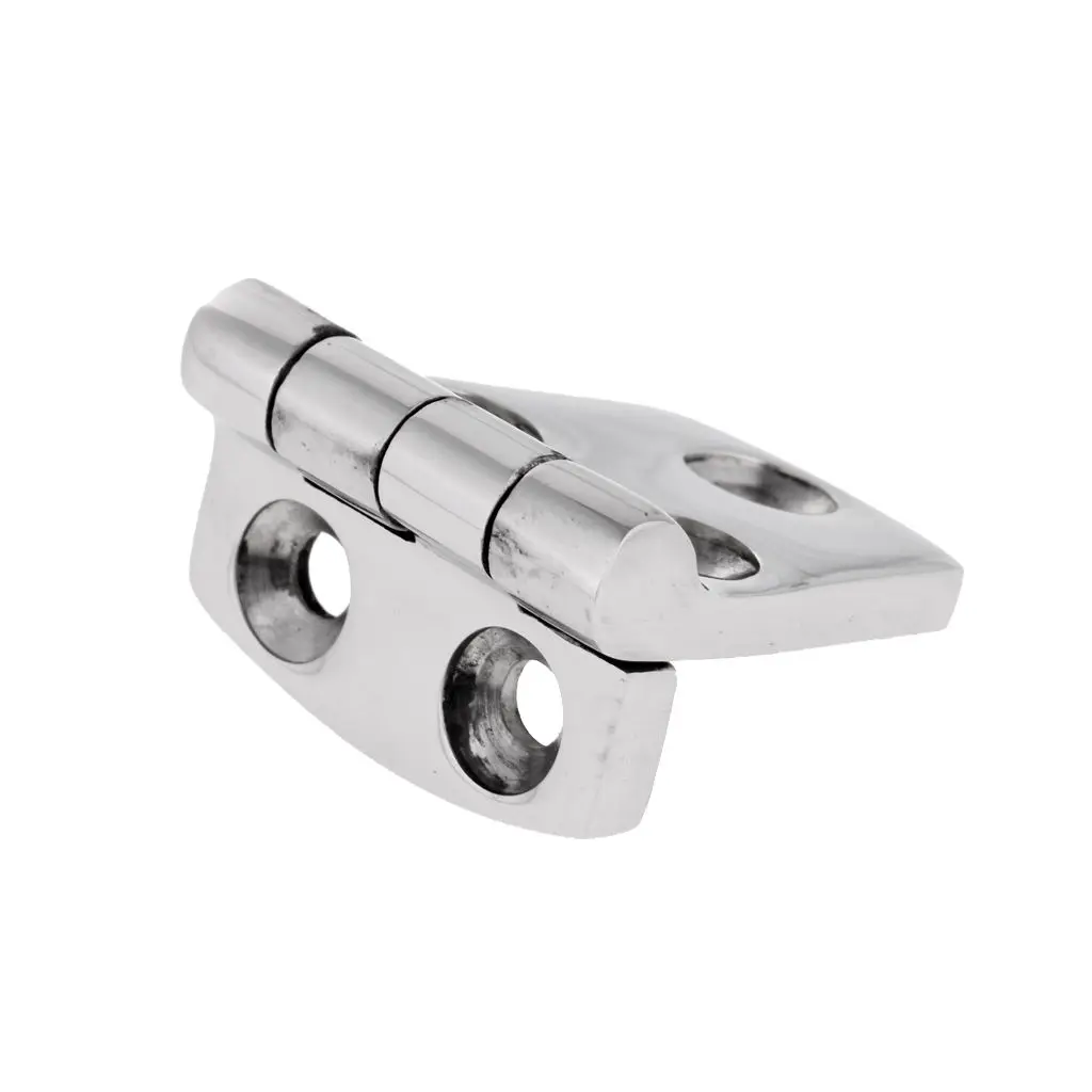 Heavy Duty Boat Door Hatch Locker Strap Hinge Short Side - Heavy Duty Marine Stainless Steel 2.24 x 1.5``