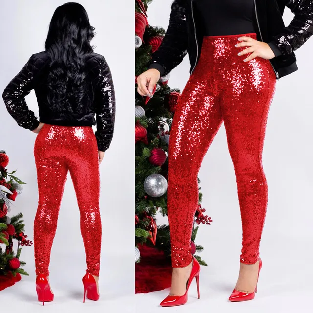 Luxury high waist legging plus size curvy glitter rhinestone bling sparkly  luxe party club birthday christmas