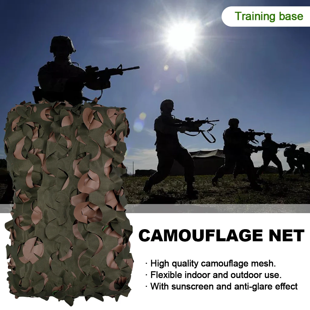 Camouflage Net Camo Netting Christmas Decoration Sun Shade Party Camping Desert Jungle Hunting Shooting Blind Hide Camo Net