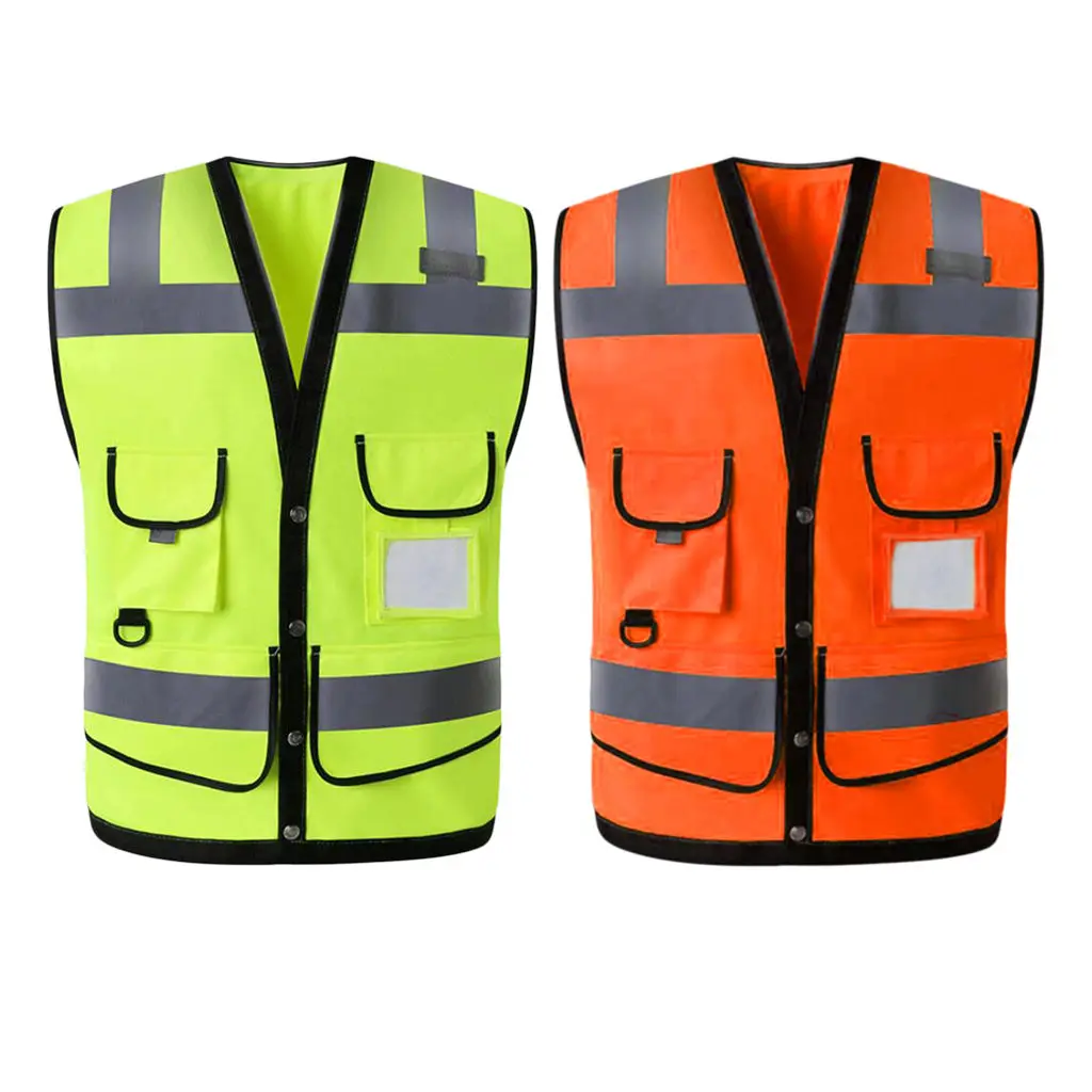 High Visibility Safety Vest, Neon, 2 Sizes 2 Colors for Choose