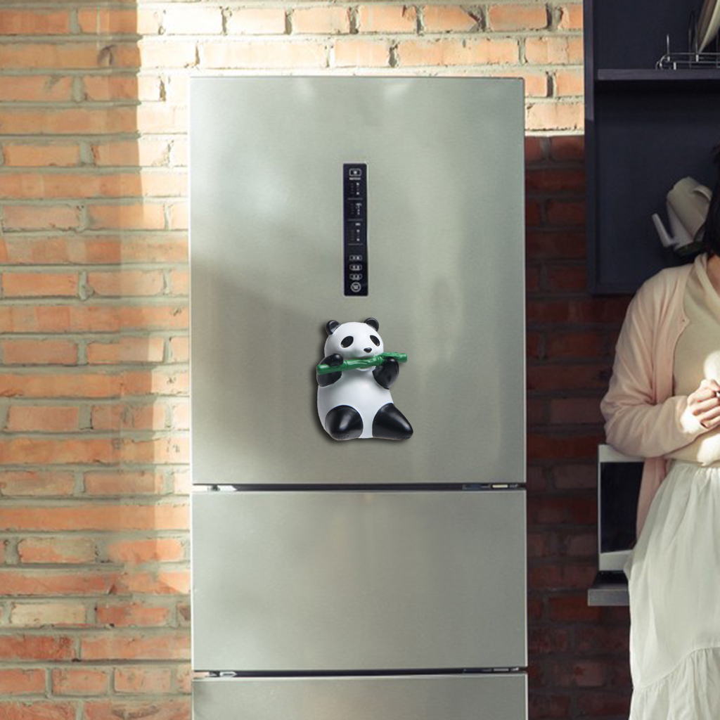 Cute Panda Refrigerator Magnets Kitchen Refrigerator Fridge Sticker Office Calendar Map Bulletin Board Photo Decoration