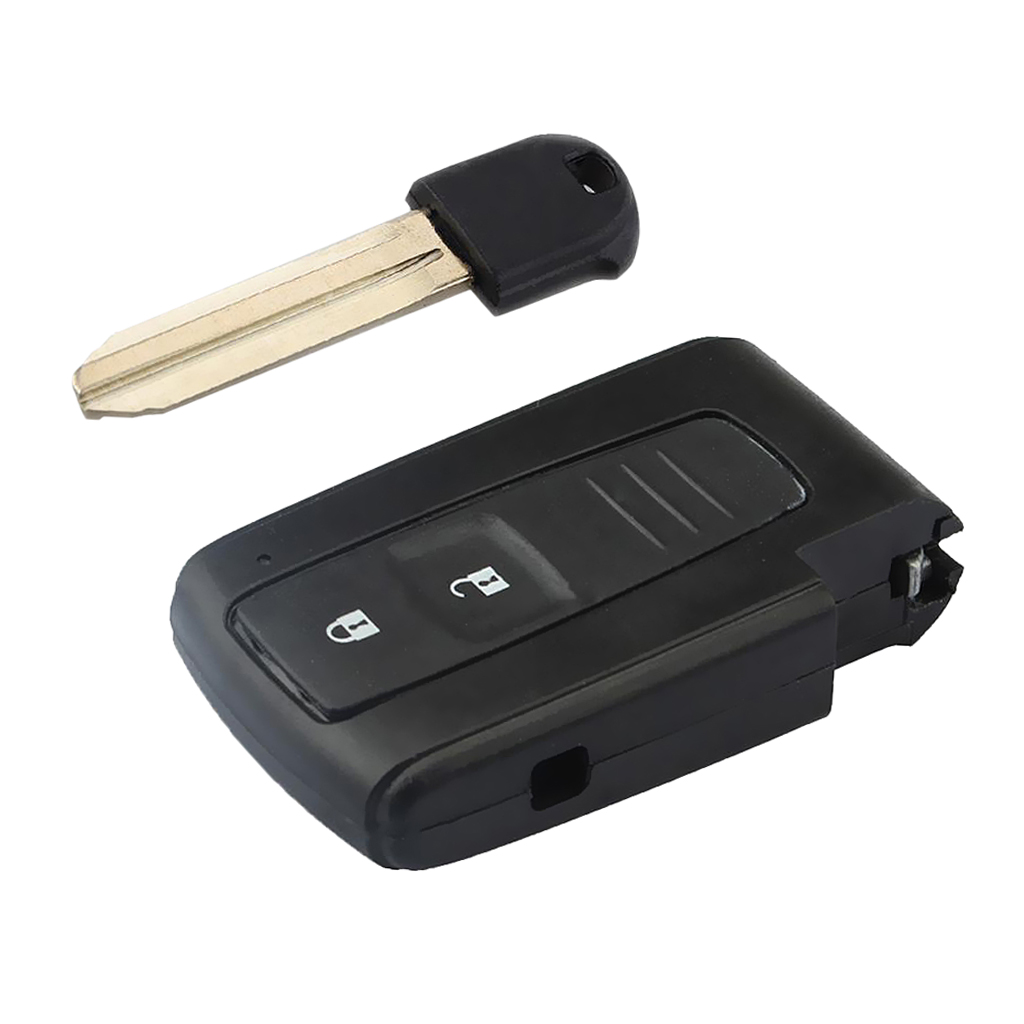 2-Button Remote Smart Key Fob Case with Uncut Blank for Toyota Prius 2004-2009 the ultimate protection against scratches