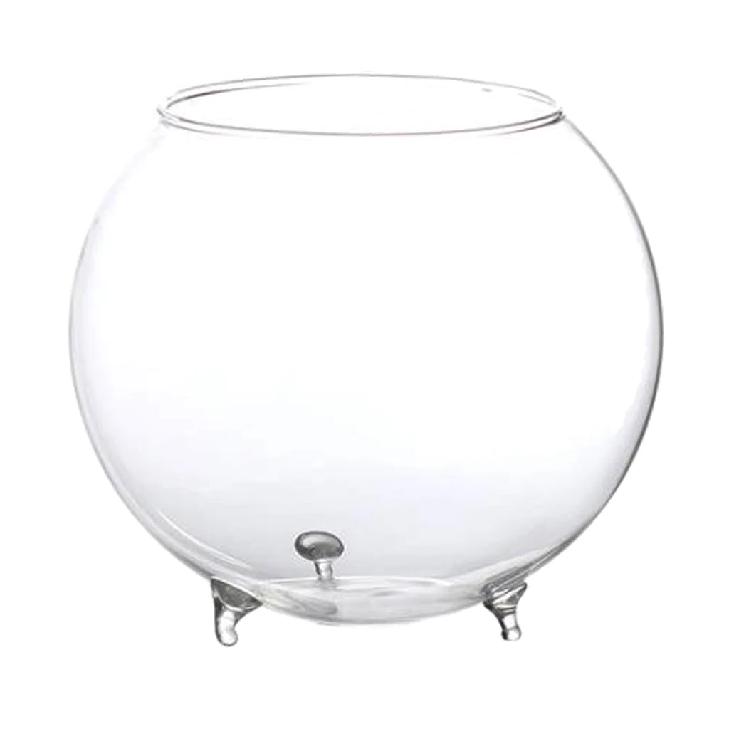 Clear Glass Vase Flower Planter Pot Terrarium Container Mini Fish Tank Bowl