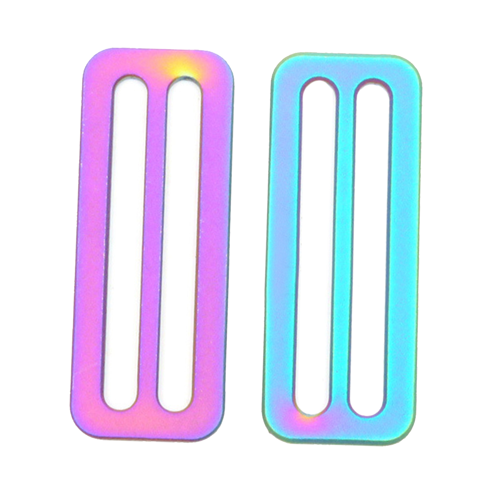 Premium Titanium Alloy 5cm Webbing Weight Belt Keeper Retainer With D Ring and Slider Buckle For Scuba Diving Snorkeling