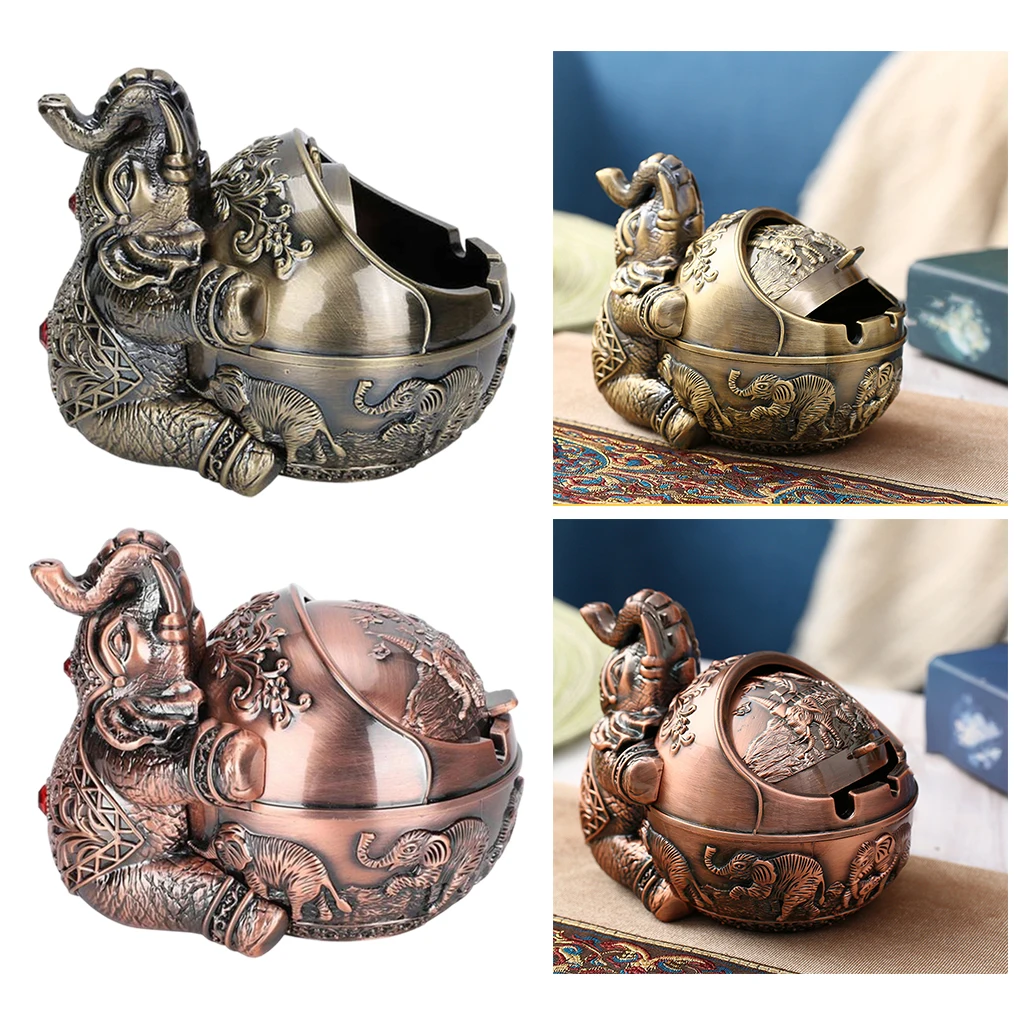 Ash Tray with Lid Creative Ashtray Indoor&Outdoor Crafts Home Decoration