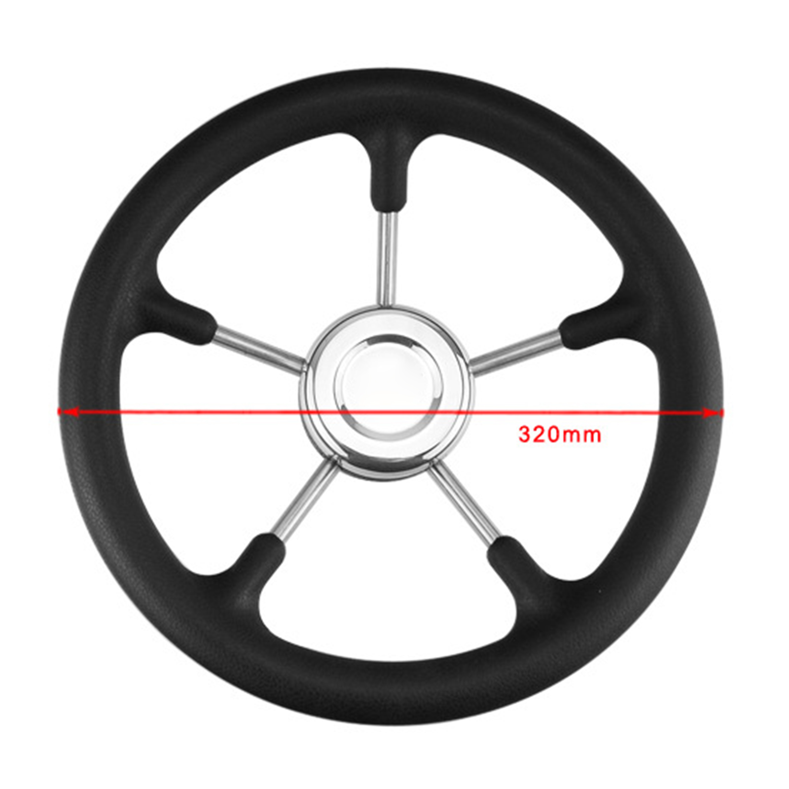 320mm 12.6 inch Boat Steering Wheel 3/4