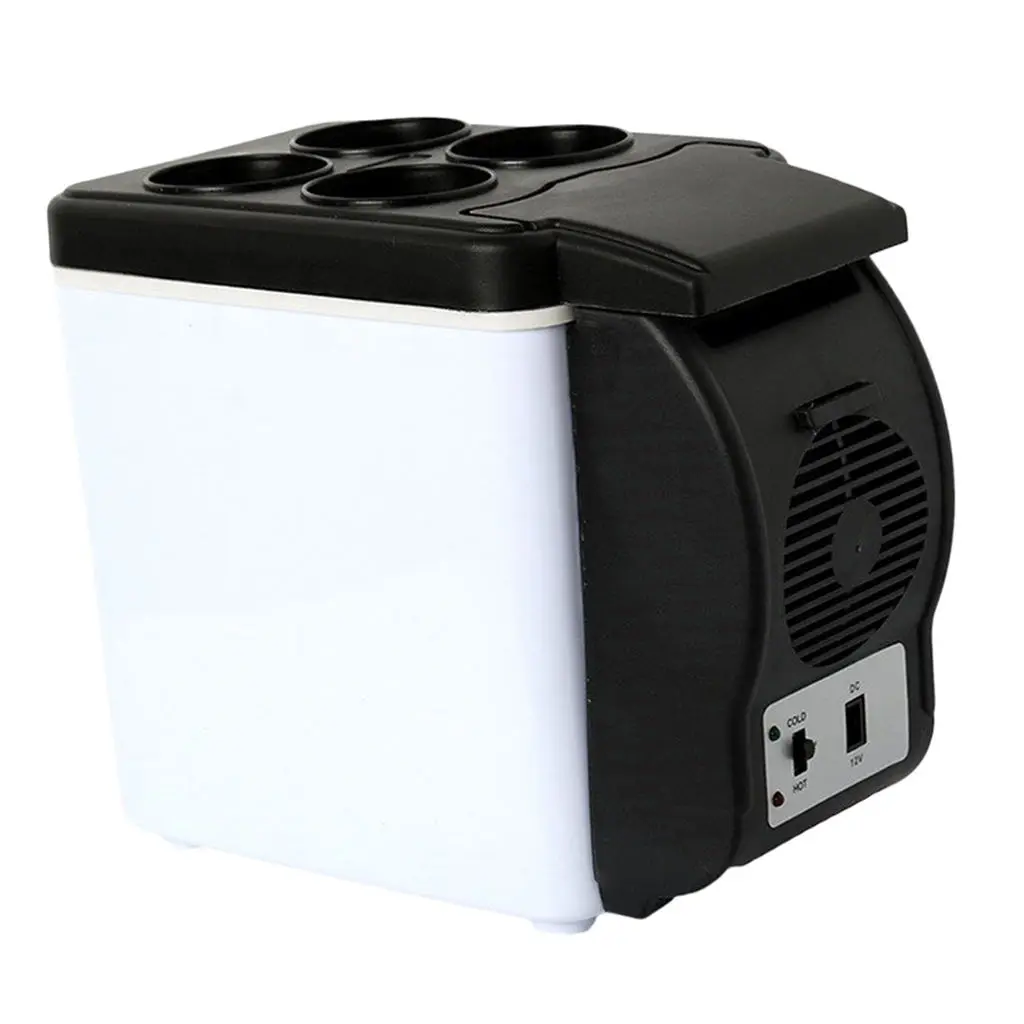 Mini Fridge 6 Liter/9 Can Portable Thermoelectric Cooler and Warmer for Skincare Breast Milk Food Medications Bedroom Travel