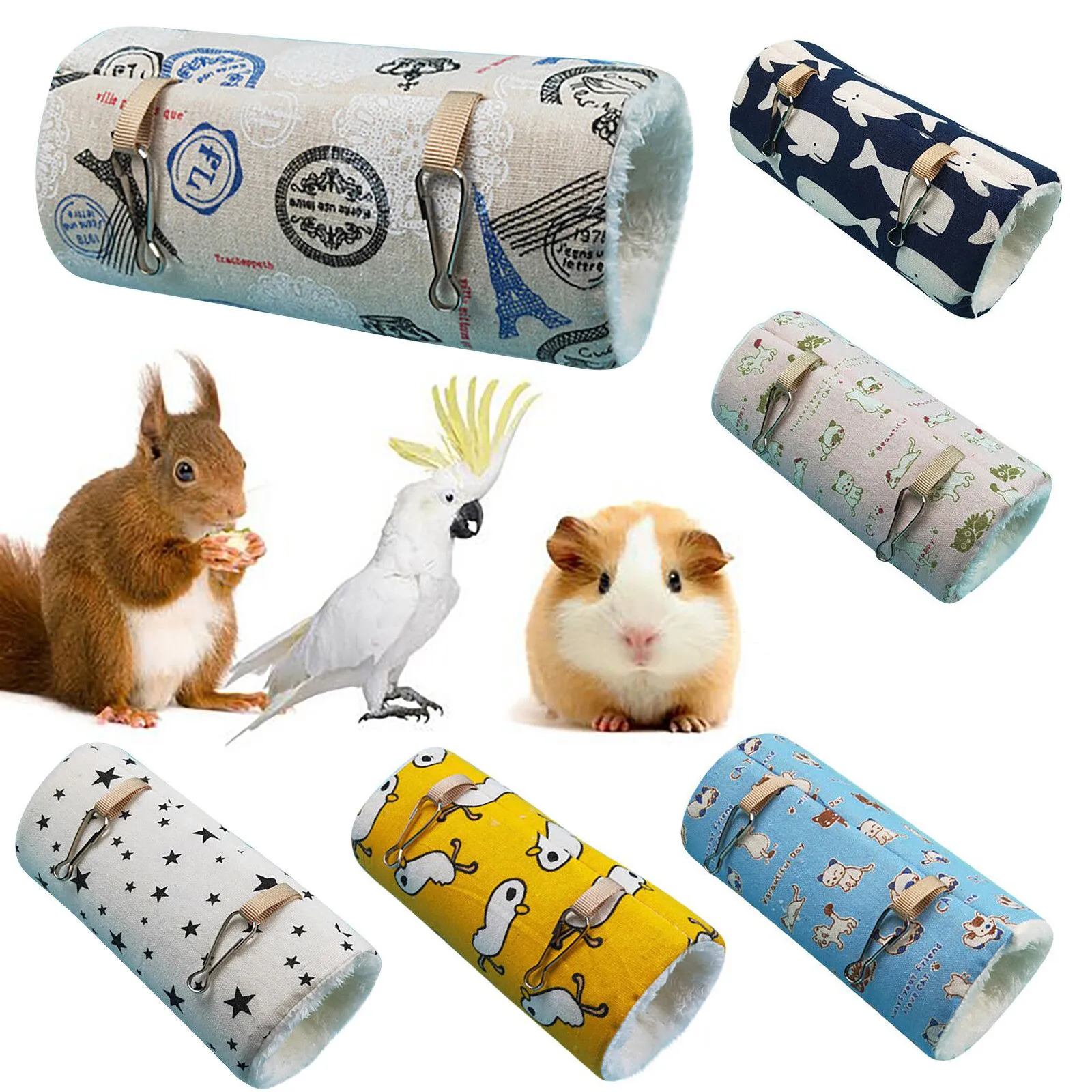 Hamac pour Hamster et Rat, niche, lit cochon d'inde, Tunnel, jouet, furet Chinchilla, souris, accessoires pour petits animaux de compagnie, # P2