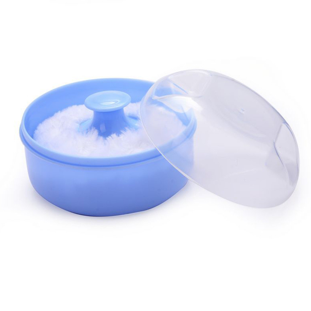 Best of New High Quality Baby Soft Face Body Cosmetic Powder Puff Talcum Powder Sponge Box Case Container 1PCS Wholesale Reviews & Tips - Image 2