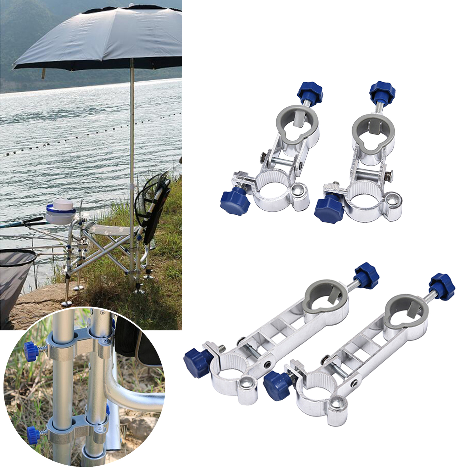 Universal Umbrella Stand Holder for Fishing Chair Adjustable Mount Umbrella Bracket Rotating Fishing Accessories