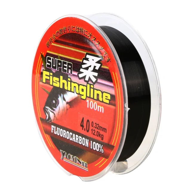 100/150/200M Nylon Fishing Line Super Strong Fluorocarbon Leader Line  Wear-resistant Saltwater Carp New Fishing Wire Hot Sell