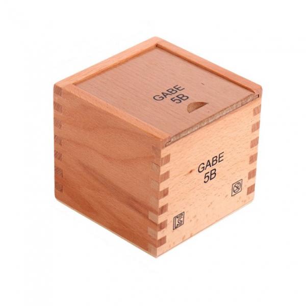 Hand Grinding Wood Cubes Toddler Kids Cube Building Blocks Toys With Box