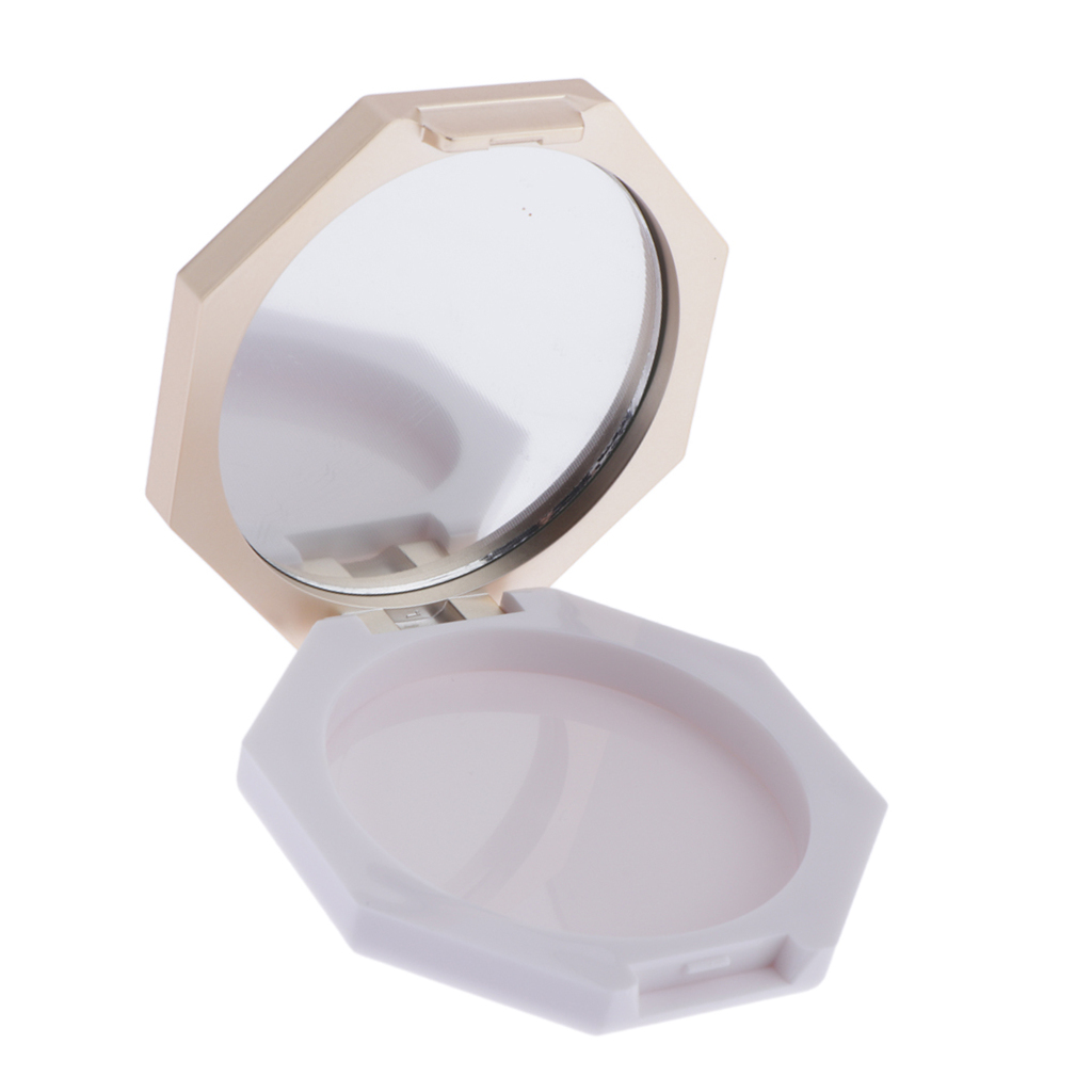 Portable Empty Refill DIY Make-up Powder Blusher Case Container With Mirror