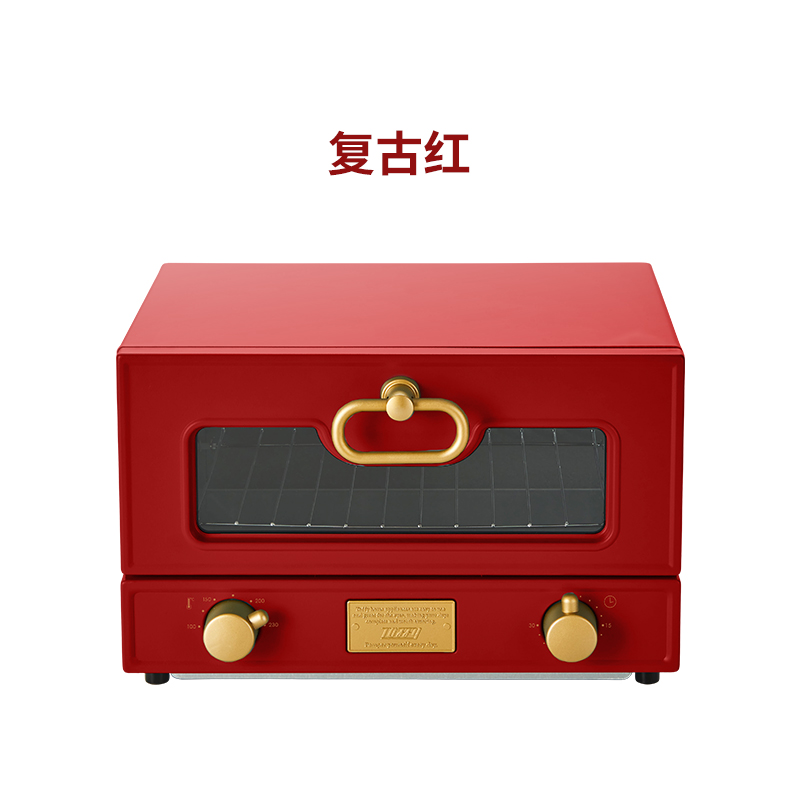 Title 1, Single layer retro oven household small electri...