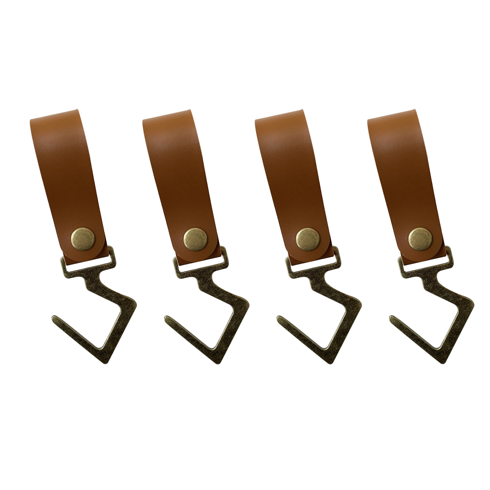 Outdoor Camping Leather Hook Picnic Tableware Hook Shelf Rack Rack Pot Pan Hanging Hooks