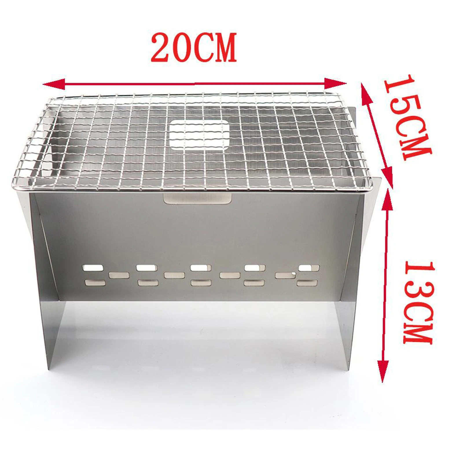Outdoor Folding Camping Grill Wood Burning Stove for Camping Backpacking BBQ Barbecue Picnic