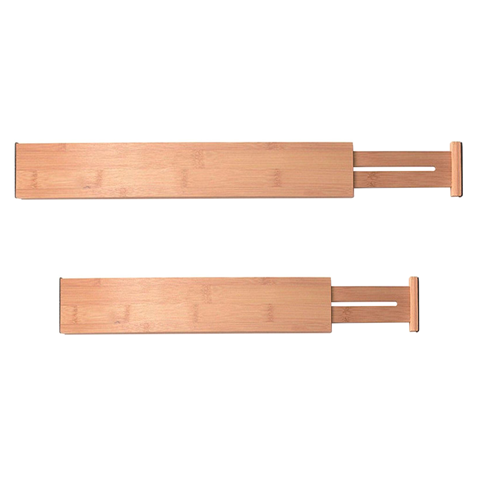 Adjustable Bamboo Drawer Dividers Organizer Large Expandable Organizing Dividers for Kitchen Utensils Dresser Bedroom Bathroom