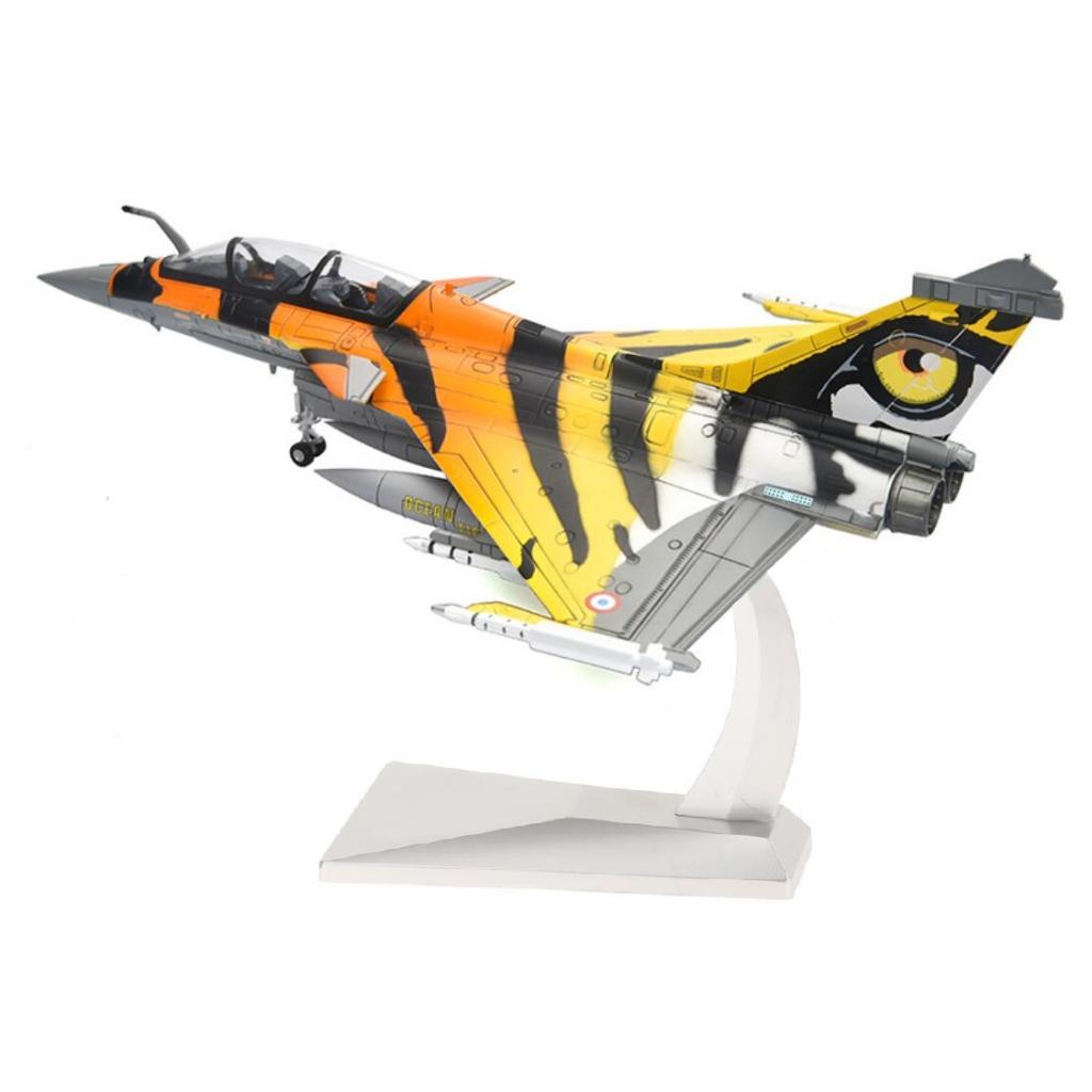 Lutador do Exército Avião com Base Prateleira de Mesa Metal França Rafale Modelo Dispaly Sala Decoração Presente Coleção Ornamentos 1 - 72 5 Brinquedos e hobbies