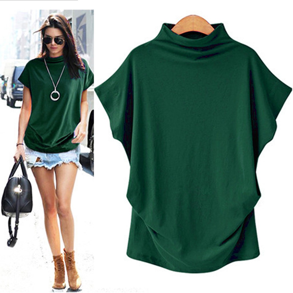 size cor sólida verde cinza camisa mulher verão camisa blusa roupas