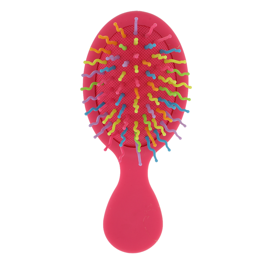 Plastic Detangling Brush Wet Dry Hair Comb Smooth Silky Hair Care - 3 Colors