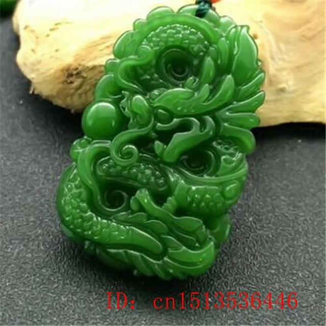 Unique perfect natural outlet green jade dragon pendant mascot DSC04855