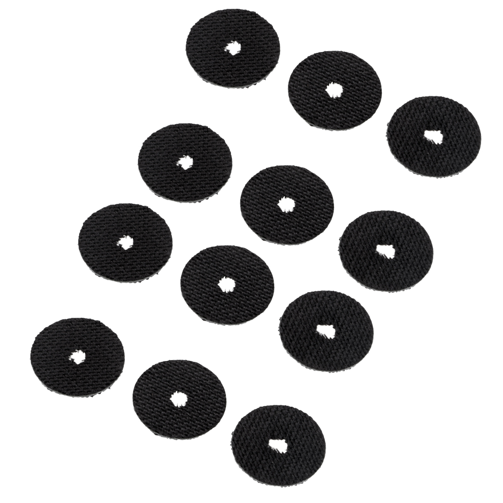 12pcs Carbon Fiber Drag Washers for Spinning/Baitcasting/Drum Fishing Reels