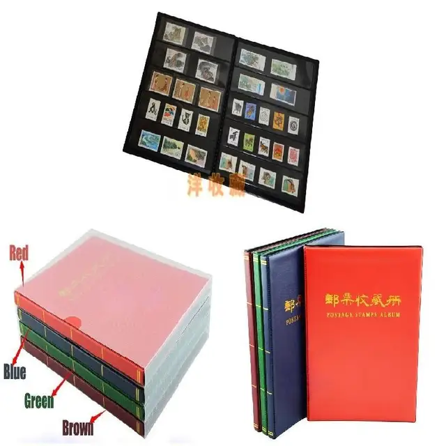 Stamp Album 120 Pockets Stamps Book Stamp Collecting Pages - Temu