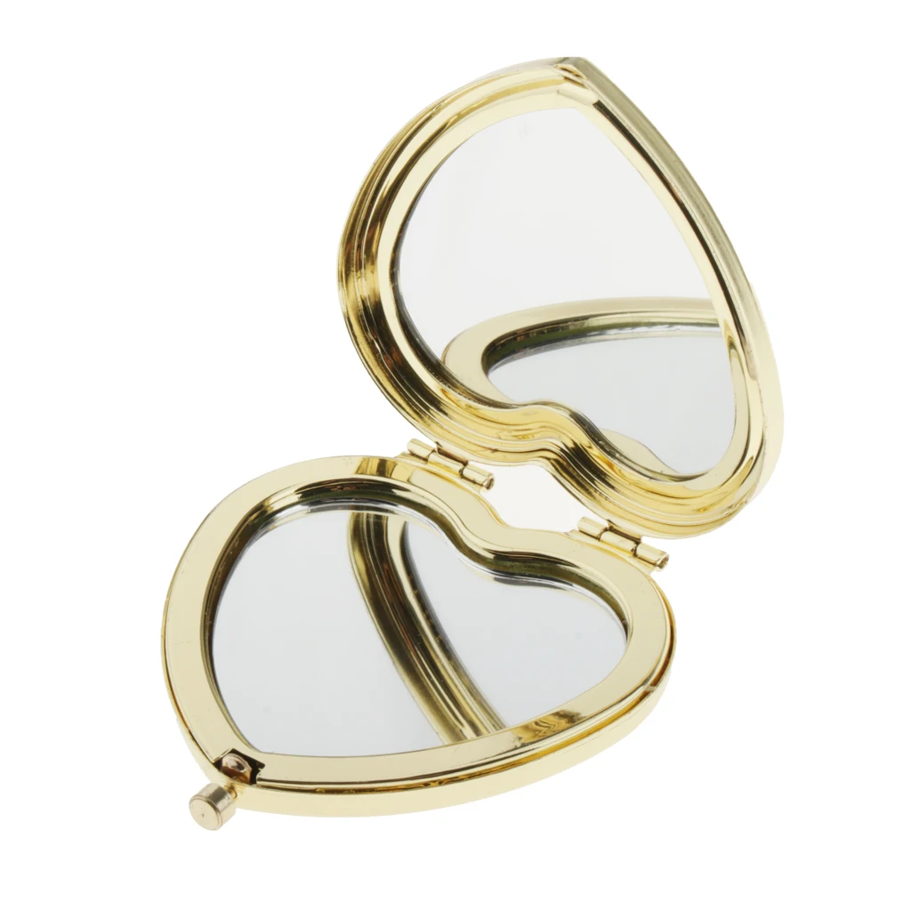 1X / 2X Magnifying Compact Cosmetic Mirror- Double Sided Elegant Compact Pocket