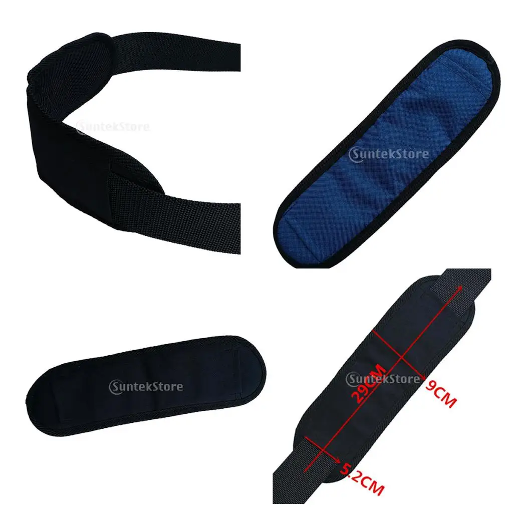 Replacement Shoulder Belt Pad Anti-Slip Strap Cushion Replacement for Camera Laptop Bag Black Blue Shoulder Strap Pad