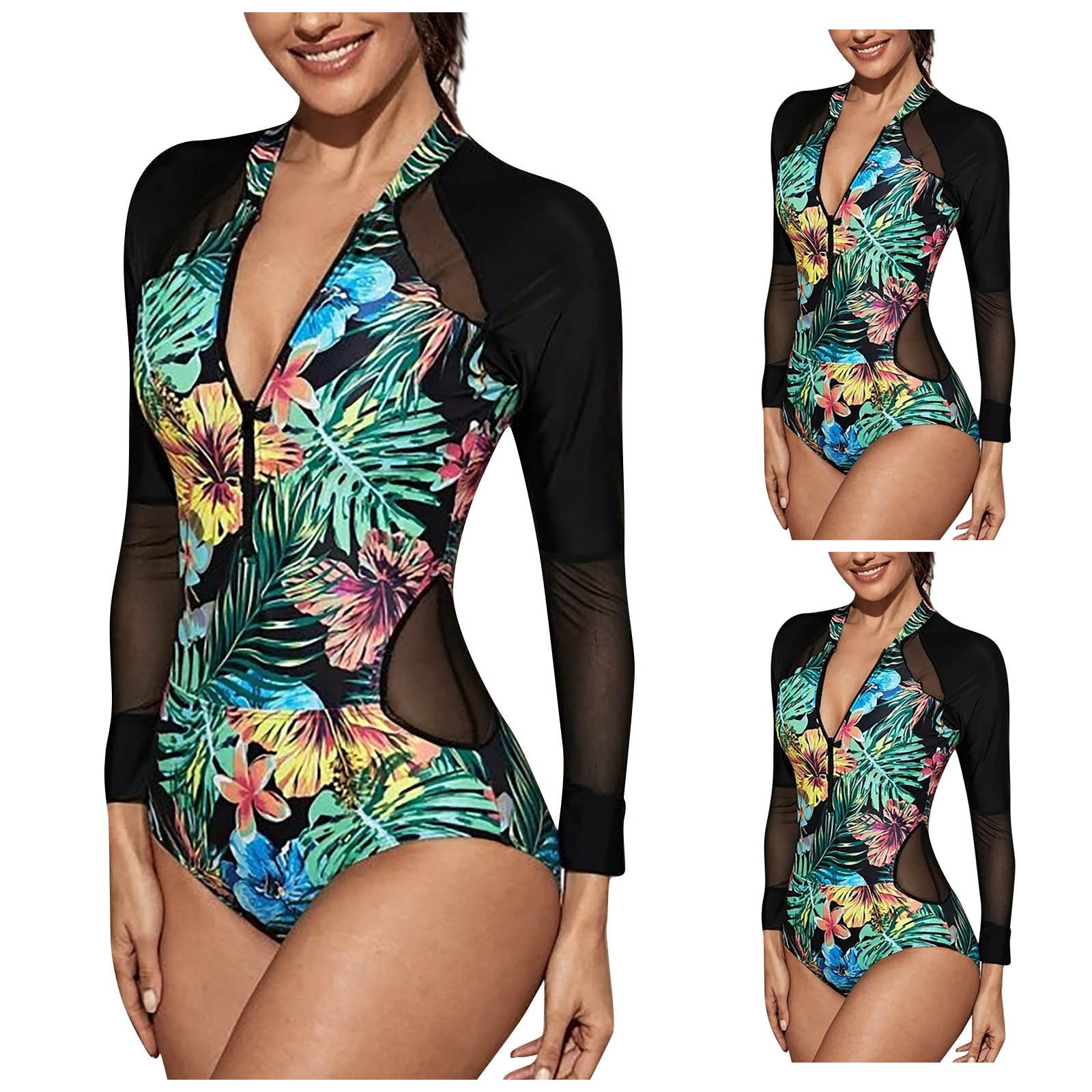 22 Hot Sale Padded Bra Straps High Waist Swimsuit One Piece Long Sleeve Mesh Sexy Swimwear Women Swimsuits 22 Sexy Women Hig Body Suits Aliexpress