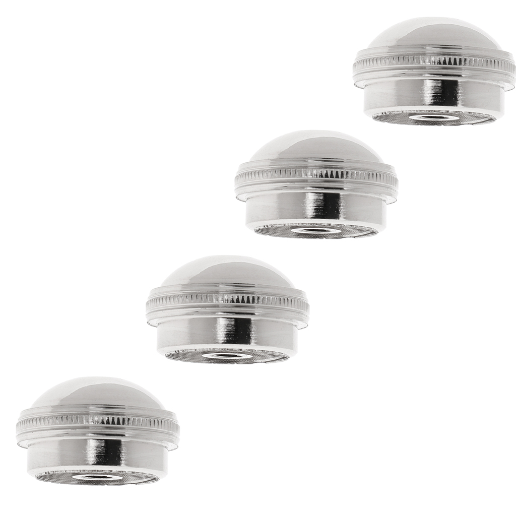 Pack/4Pcs Aluminium Headjoint  Caps DIY for Flute Head Accessory