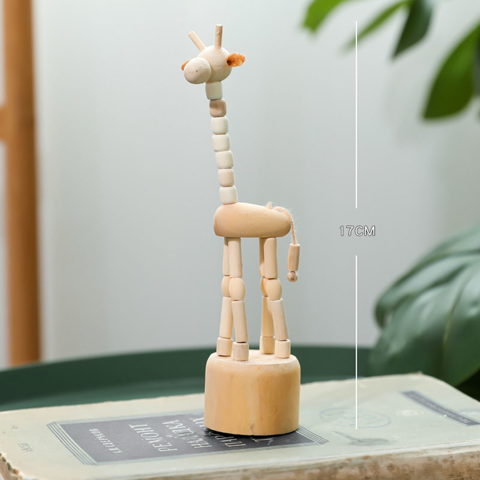 Puppet Animal 4-17cm Desktop Traditional Giraffe Puppy Pony for Room Xmas Christmas