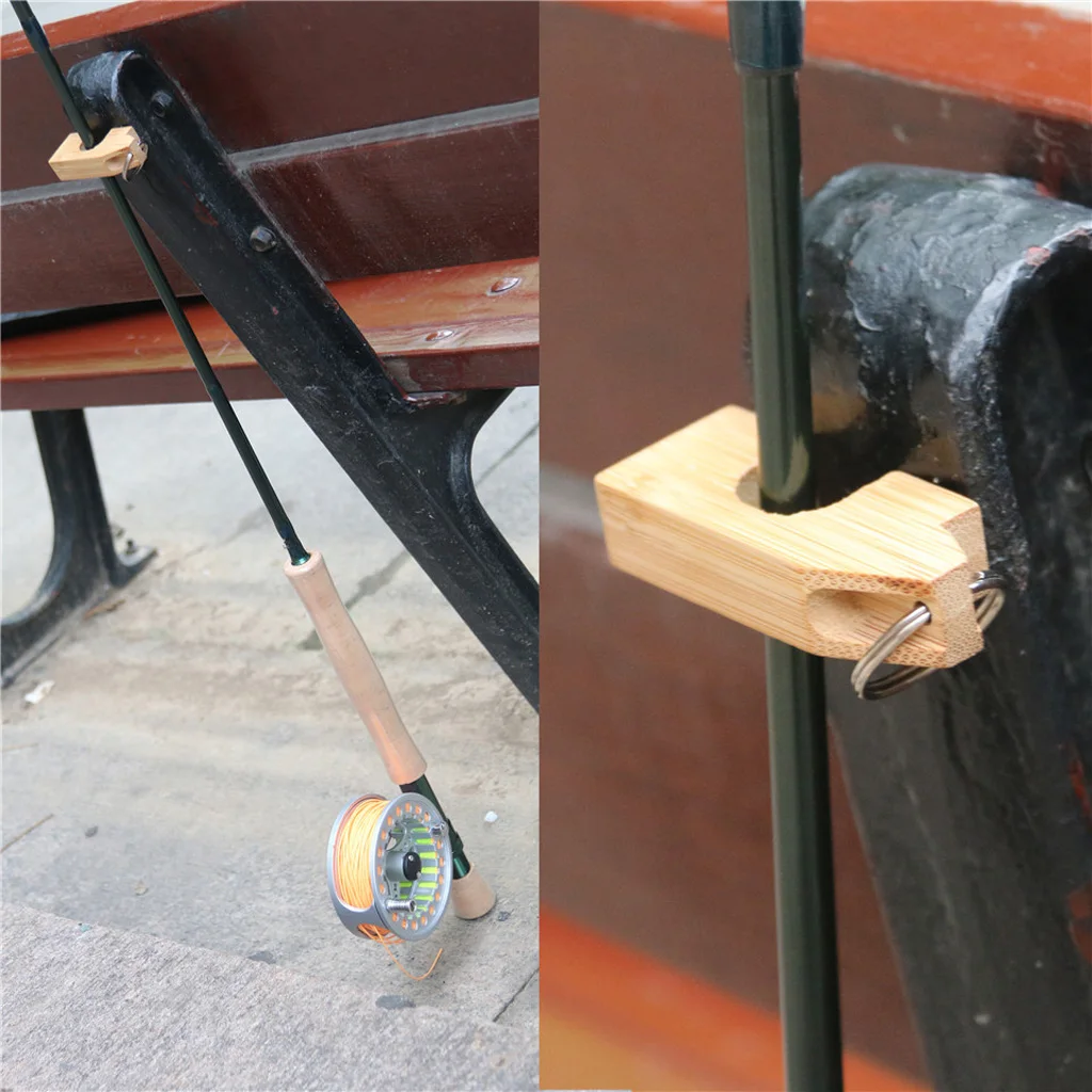 Perfeclan Mini Fly Fishing Rod Holder Stand Magnetic Fishing Rod Rack Attaches to Car Fishing Tools