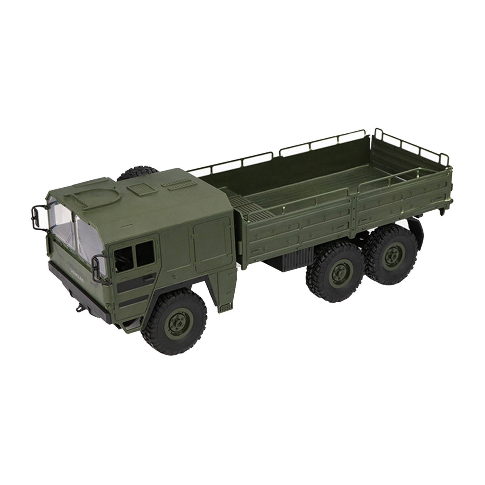 2.4G Off Road Car High-Speed Six-Wheel Model Toy Anti-Wear Tires RC Military Truck 1:16 for Outdoor Christmas Present Kids Boys