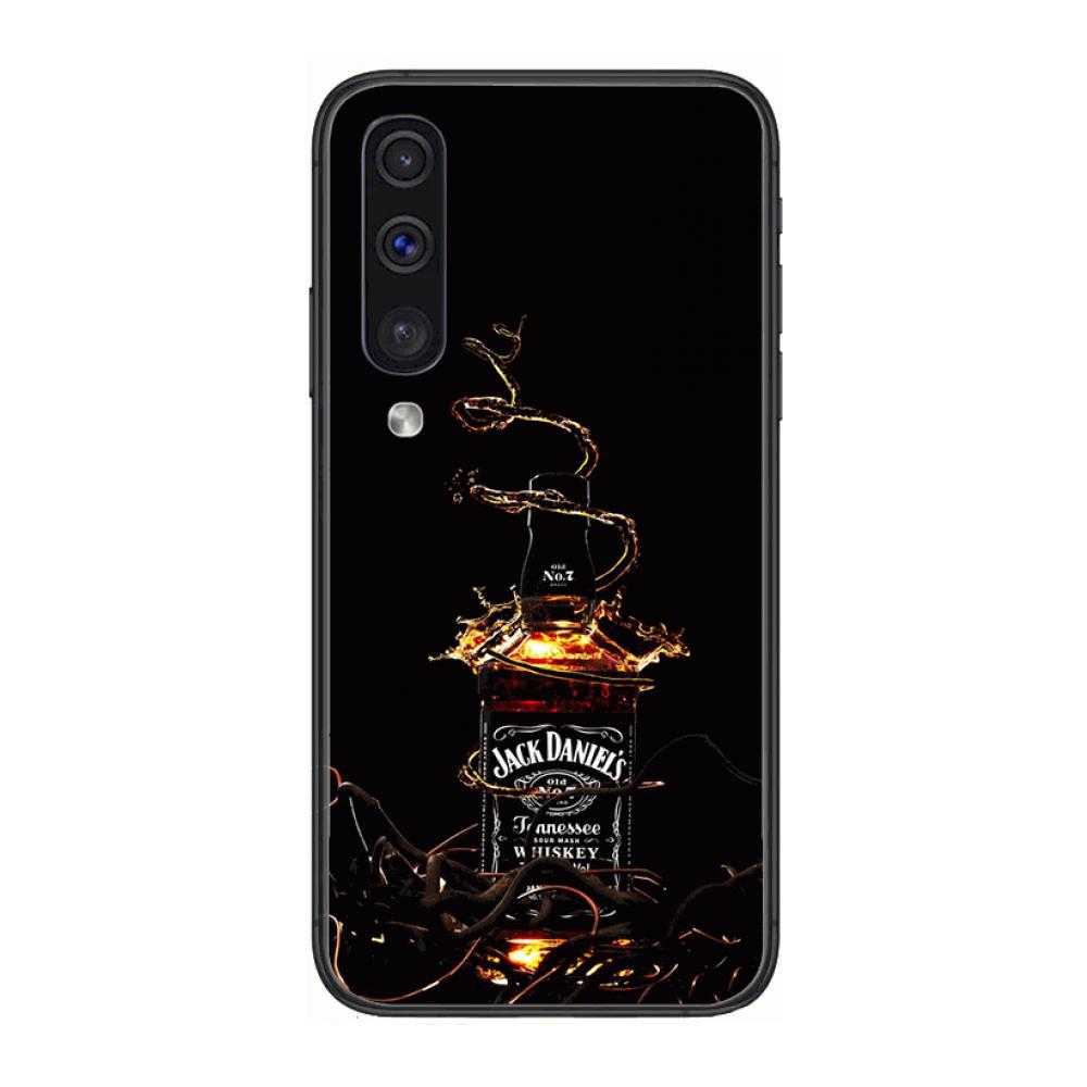 JACK DANIELS Whiskey фирменный чехол для телефона Корпус для Samsung Galaxy  A 3, 5, 6, 7, 8, 9, E 2018 плюс 2017 E S черная раковина арт Чехол для ...