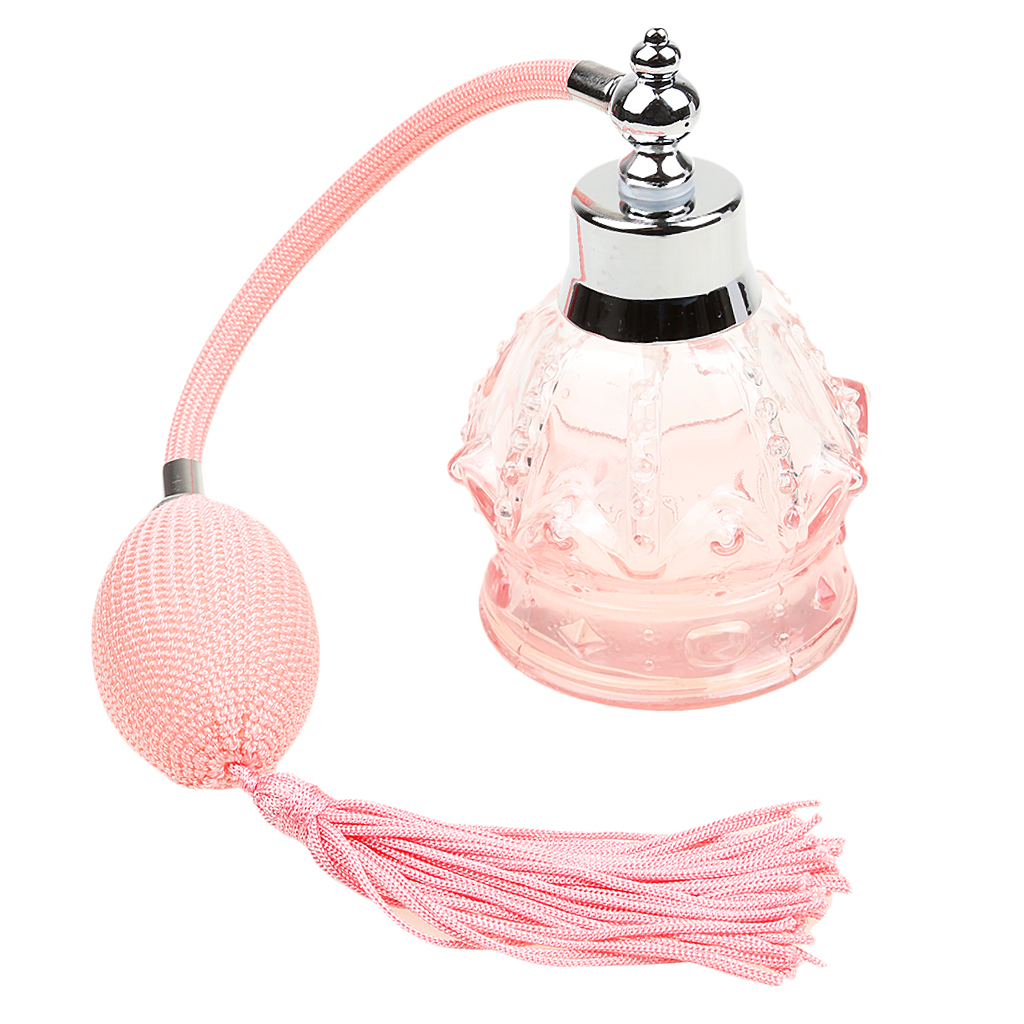 3.4oz Perfume Bottle Elegant Scent Sample Atomizer Container for Women Pink