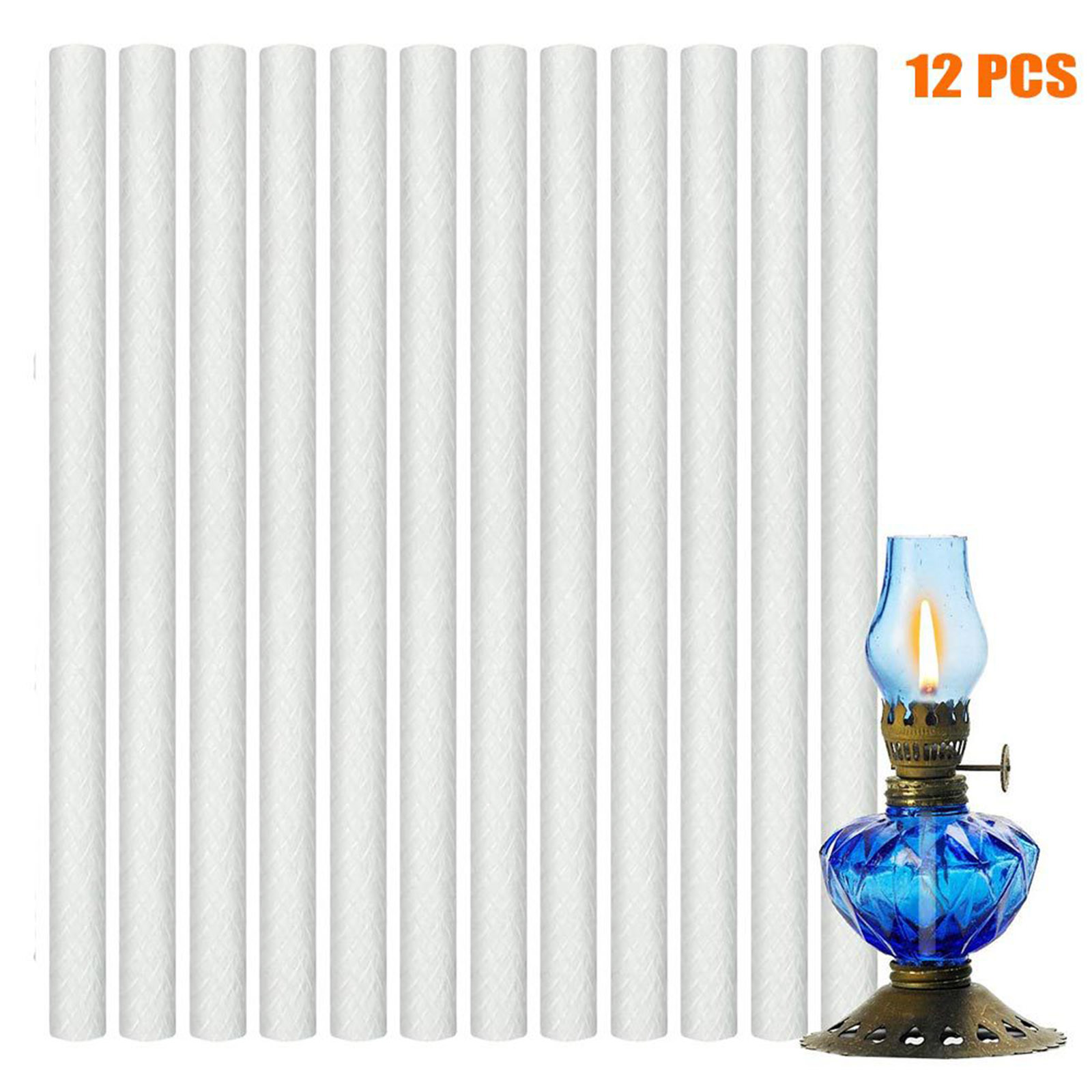 Substituição de Fibra de Vidro Garrafas de Vinho Luzes do Jardim Uso ao ar Wicks Tocha Pavio Óleo Lâmpadas Vela Lanternas Livre 12 Pçs 3 wicks tocha pavio óleo lâmpadas wicks vela