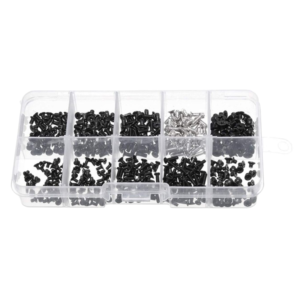 500 Pieces Laptop M2 M2.5 M3 Screws Set Fit IBM HP Sony Motherboard DIY
