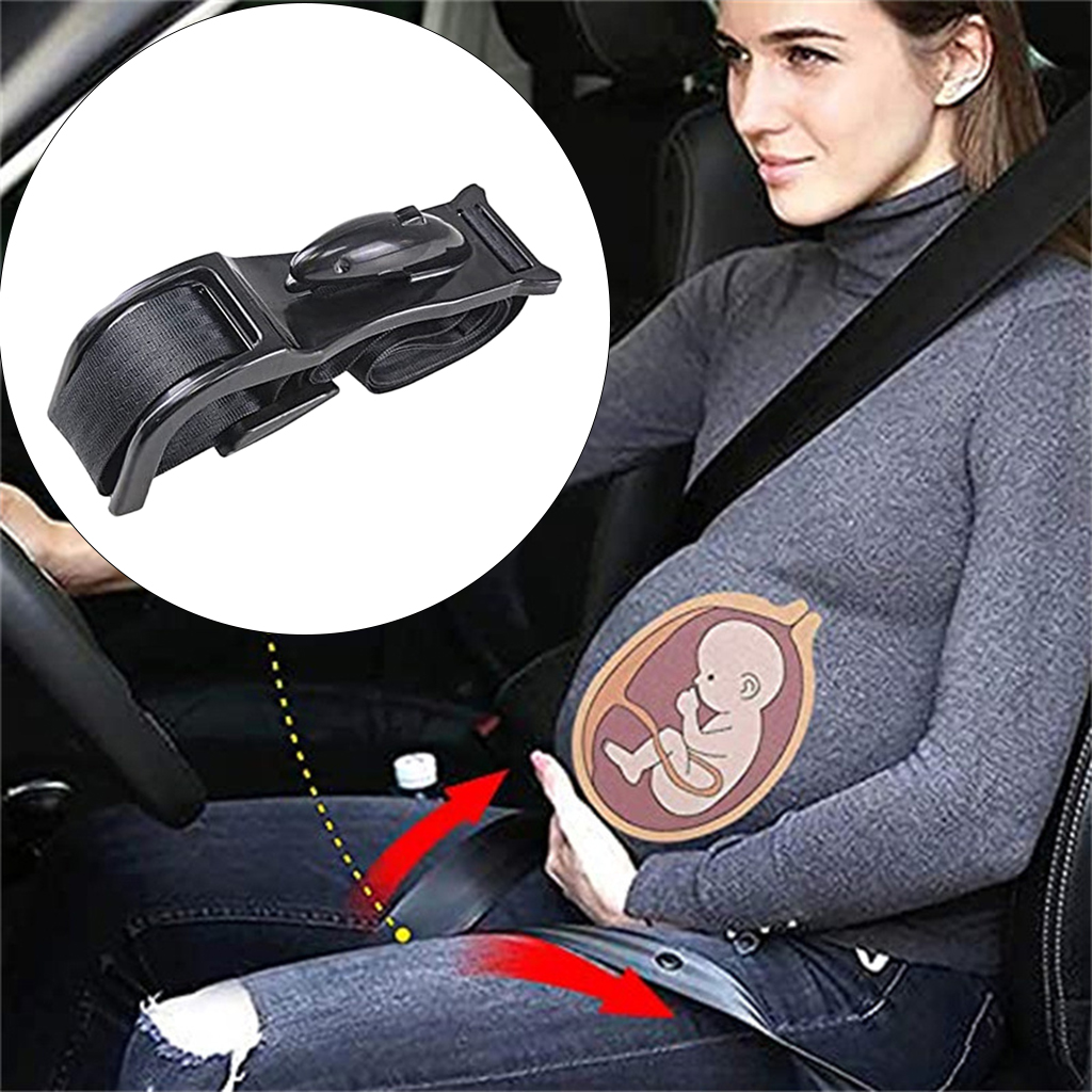 Bump Belt Adjuster Car Belt Adjuster Maternity Seatbelt Protect The Safety for Expectant Mother Adjustable Thin