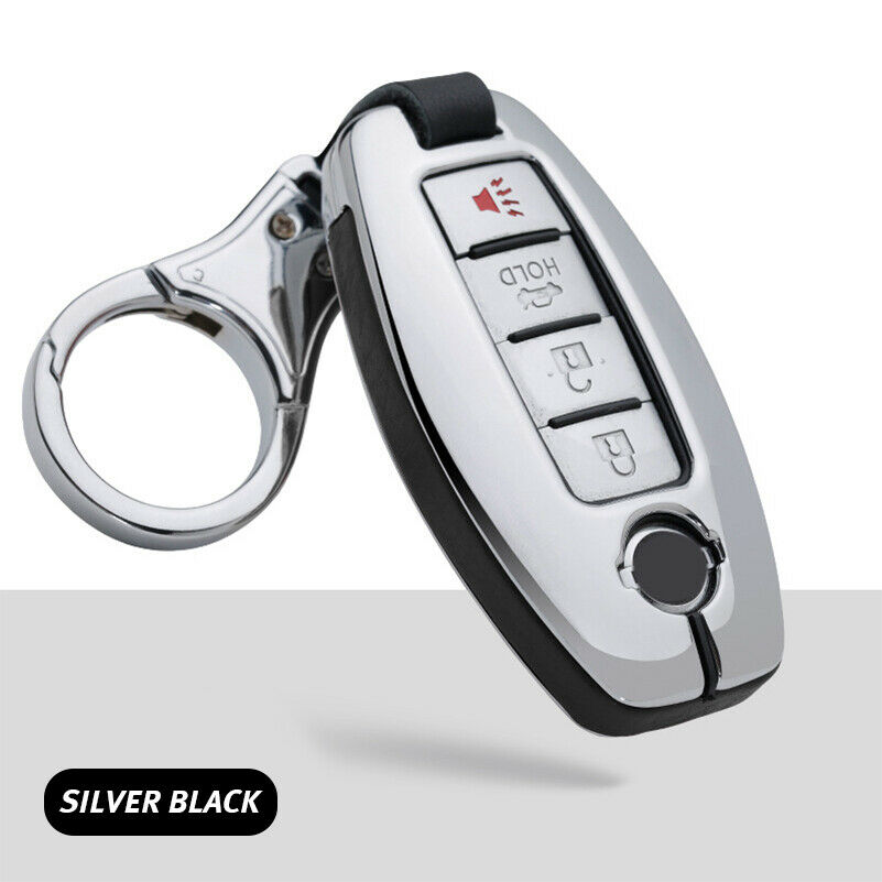 Custodia portachiavi in lega di zinco per Infiniti per Nissan Qashqai J11 Juke x-trail pulsanti Flip Shell portachiavi accessorio remoto - Heed37662cd454554a87b06e14f005349O