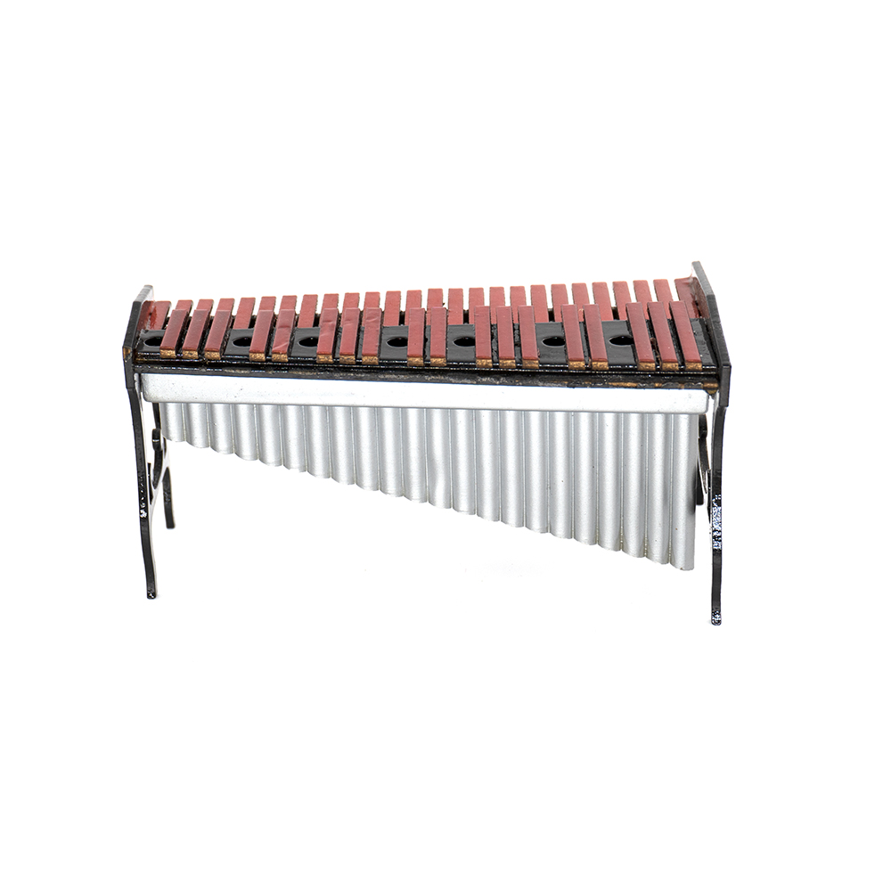 12cm miniatura marimba mini xylofone, modelo instrumento