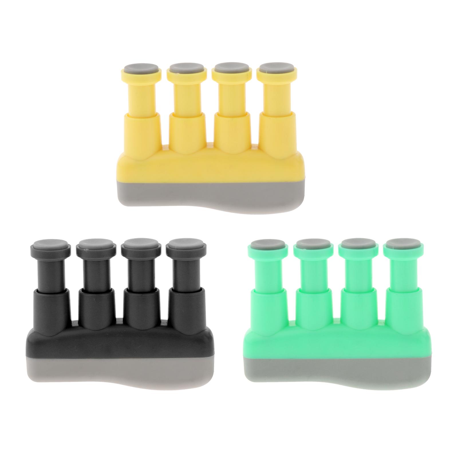 Piano Guitar Finger Exerciser, Hand Strengthener Trainer Tension Exerciser Grip Musical Instrument Accessory