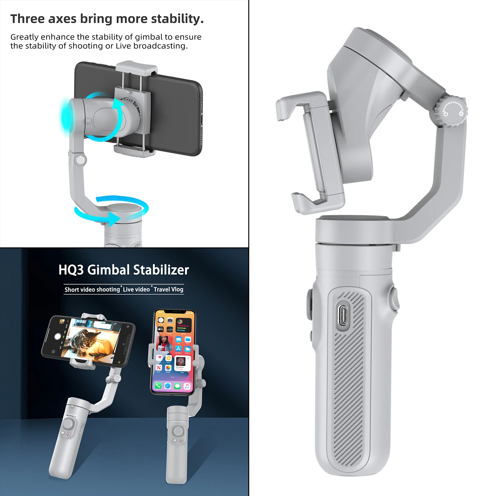 Foldable Selfie Stick Bracket Wireless Remote Shutter Compact Extendable for Phones Vlog Shooting Recording Live Broadcast Party