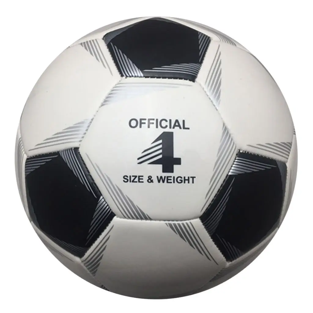 Details about   Football Soccer Ball Practice Traditional Size 4 Indoor Game for Kids Teens 