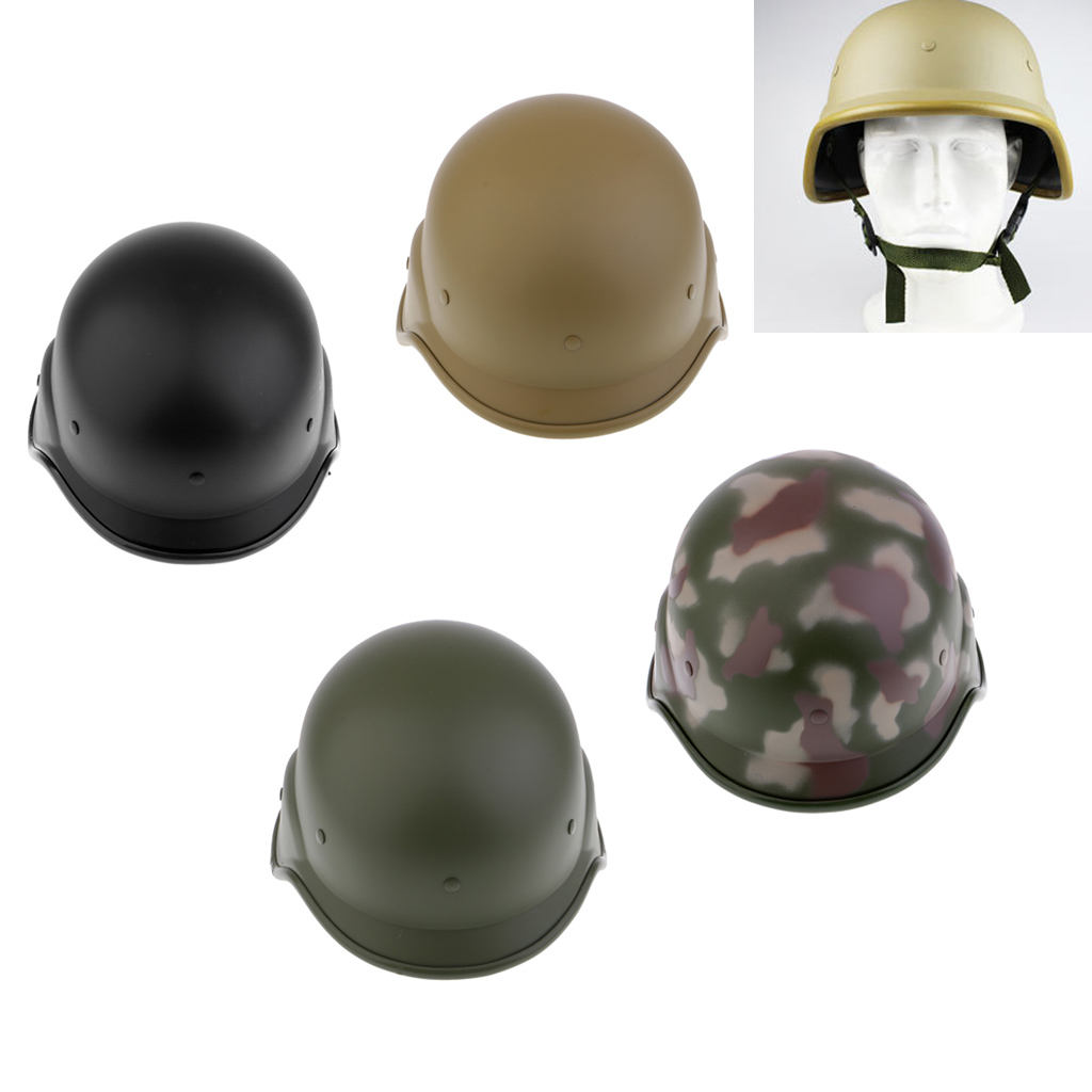 ABS Helmet for Outdoor Hunting Sports Paintball Climbing Kayaking Abseiling with Adjustable Strap