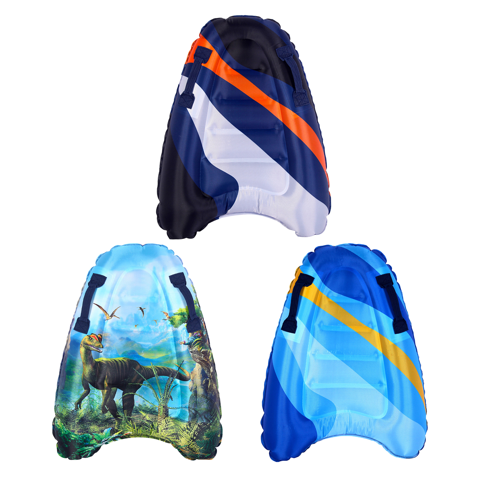 75x52cm Children Inflatable Bodyboards Kids Lightweight Soft Mini Surfboards Outdoor Swimming Pool Beach Floating Mat Pad Float