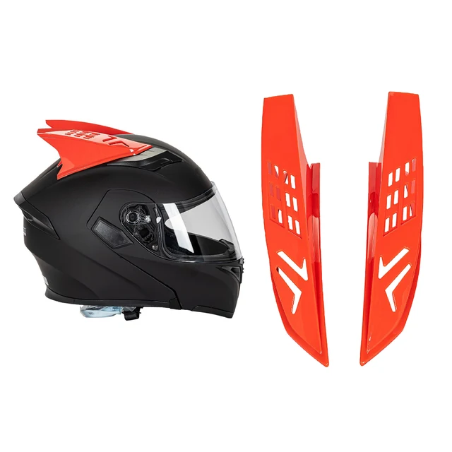 Plastic Motorcycle Helmet Ears Horns Protective Decorative Motorbike  Accessories Strong Adhesive Decor Parts Helmet Cute Horns