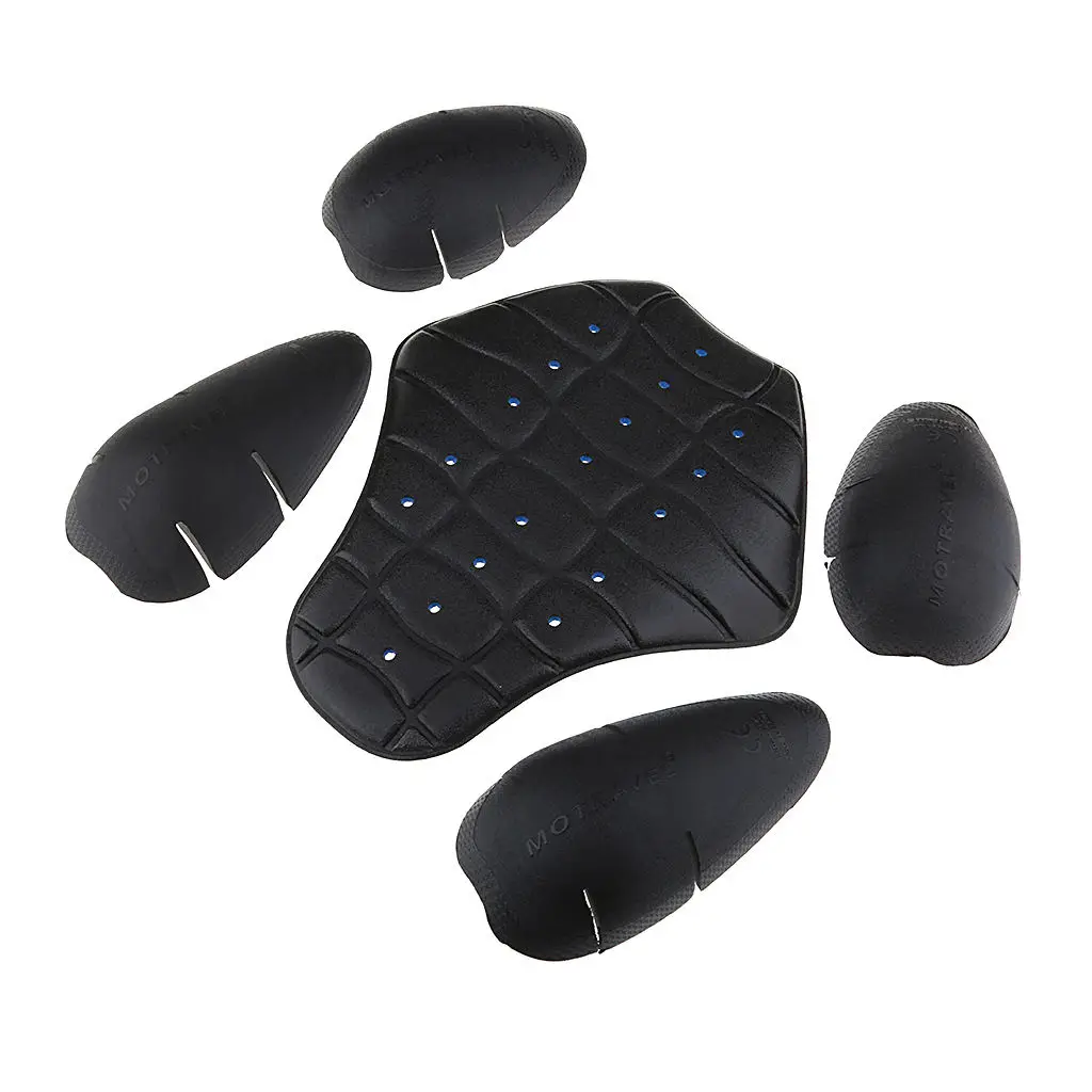 Motorcycle Riding Detachable Armor Shoulder & Knee & Back Protection Pads