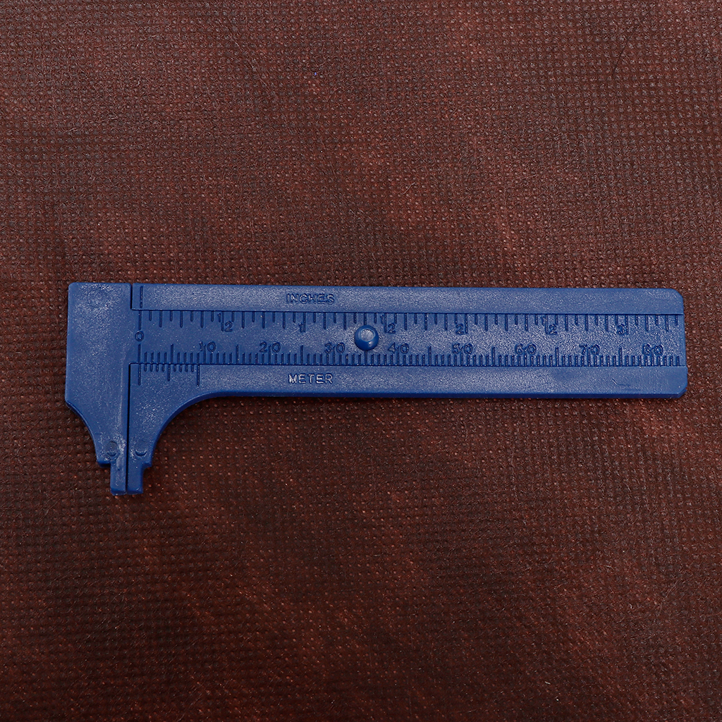 80mm Plastic Sliding Vernier Caliper Measuring Instrument Ruler for DIY Crafts