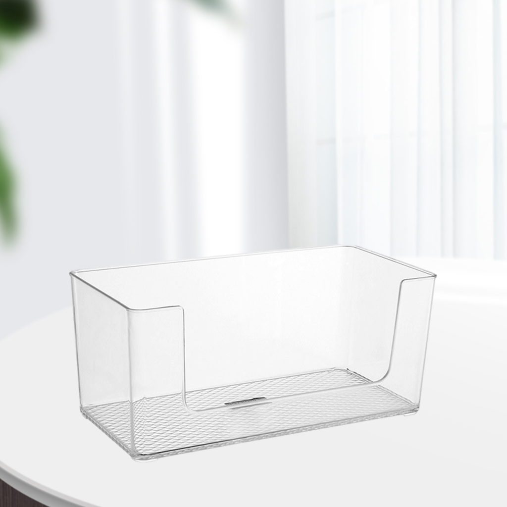 Plastic Kitchen Pantry Cabinet, Refrigerator or Freezer Food Storage Bins Organizer for Fruit, Yogurt, Snacks, Pasta